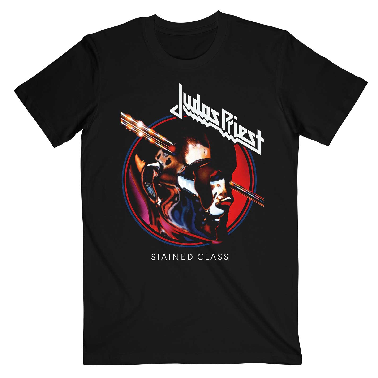 Judas Priest: Stained Class Album Circle T-Shirt