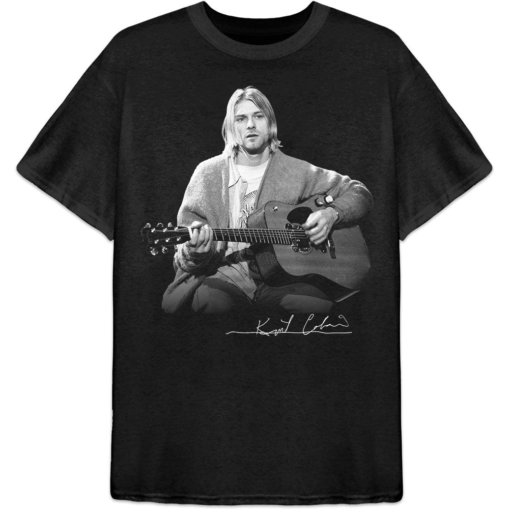 Billede af Kurt Cobain Guitar Live Photo T-shirt