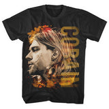 Kurt Cobain: Coloured Side View T-Shirt