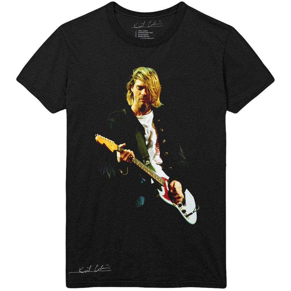 Kurt Cobain: Guitar Photo Colour T-Shirt