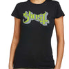 Billede af Ghost Green/Grey Keyline Logo T-shirt til kvinder