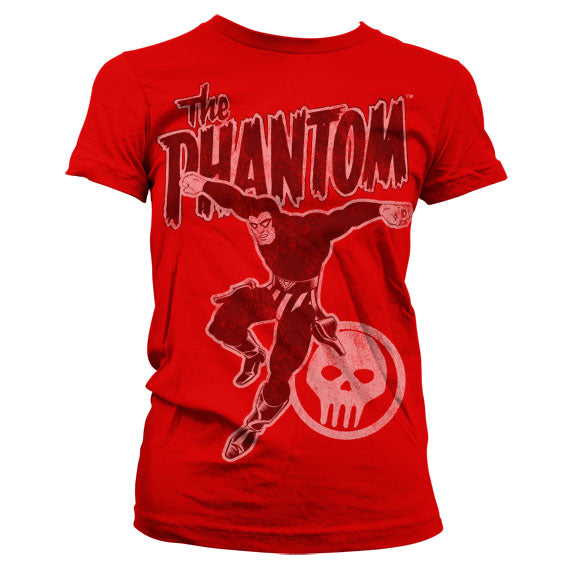 Billede af The Phantom, Jump Distressed T-shirt (Kvinder)