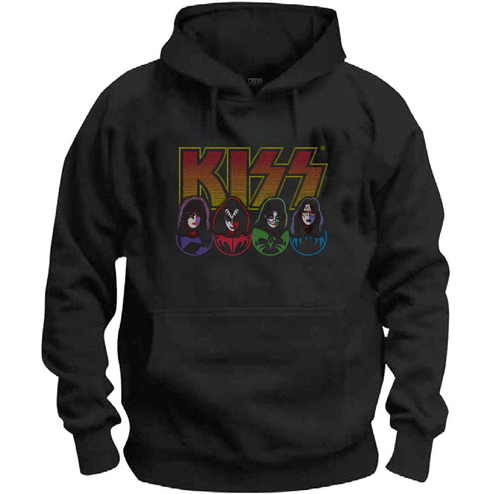 Billede af KISS Logo, Faces & Icons Hoodie