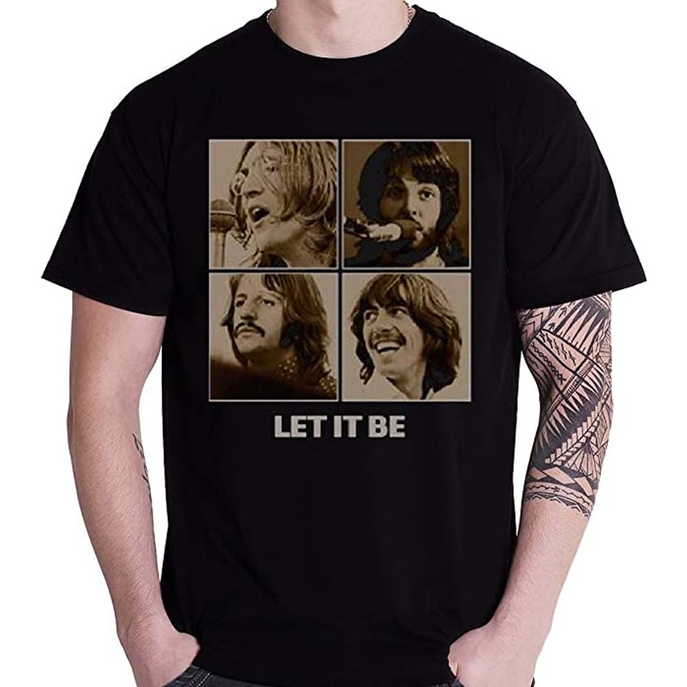 Billede af The Beatles Let It Be Sepia T-shirt
