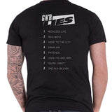 Billede af Guns N' Roses Lies Track List T-shirt back
