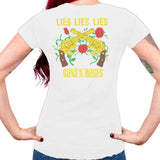 Billede af Guns N' Roses Lies, Lies, Lies T-shirt til kvinder back