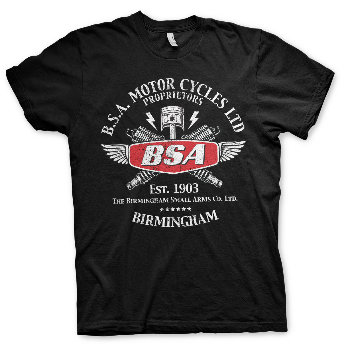 Billede af BSA, B.S.A.: Motor Cycles Sparks T-Shirt