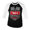 Billede af BSA, B.S.A.: Spitfire 1966 Raglan 3/4 Sleeve T-Shirt