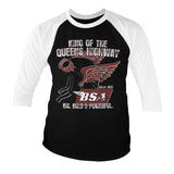 Billede af BSA, B.S.A.: King Of The Queens Highway Raglan 3/4 Sleeve T-Shirt