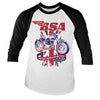 Billede af BSA, B.S.A.: Union Jack Raglan Long Sleeve T-Shirt