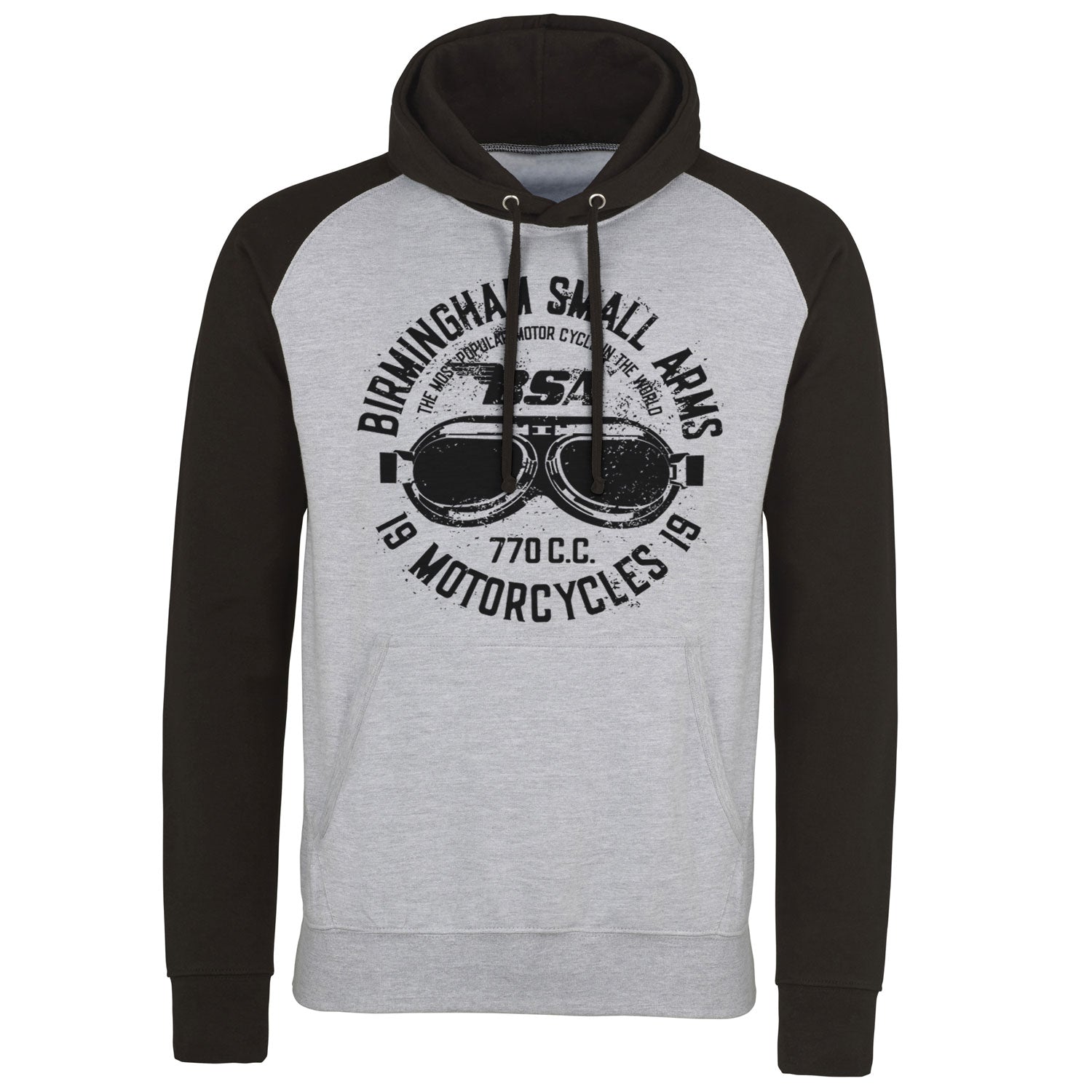 Billede af BSA, B.S.A.: Birmingham Small Arms Goggles Raglan Hoodie