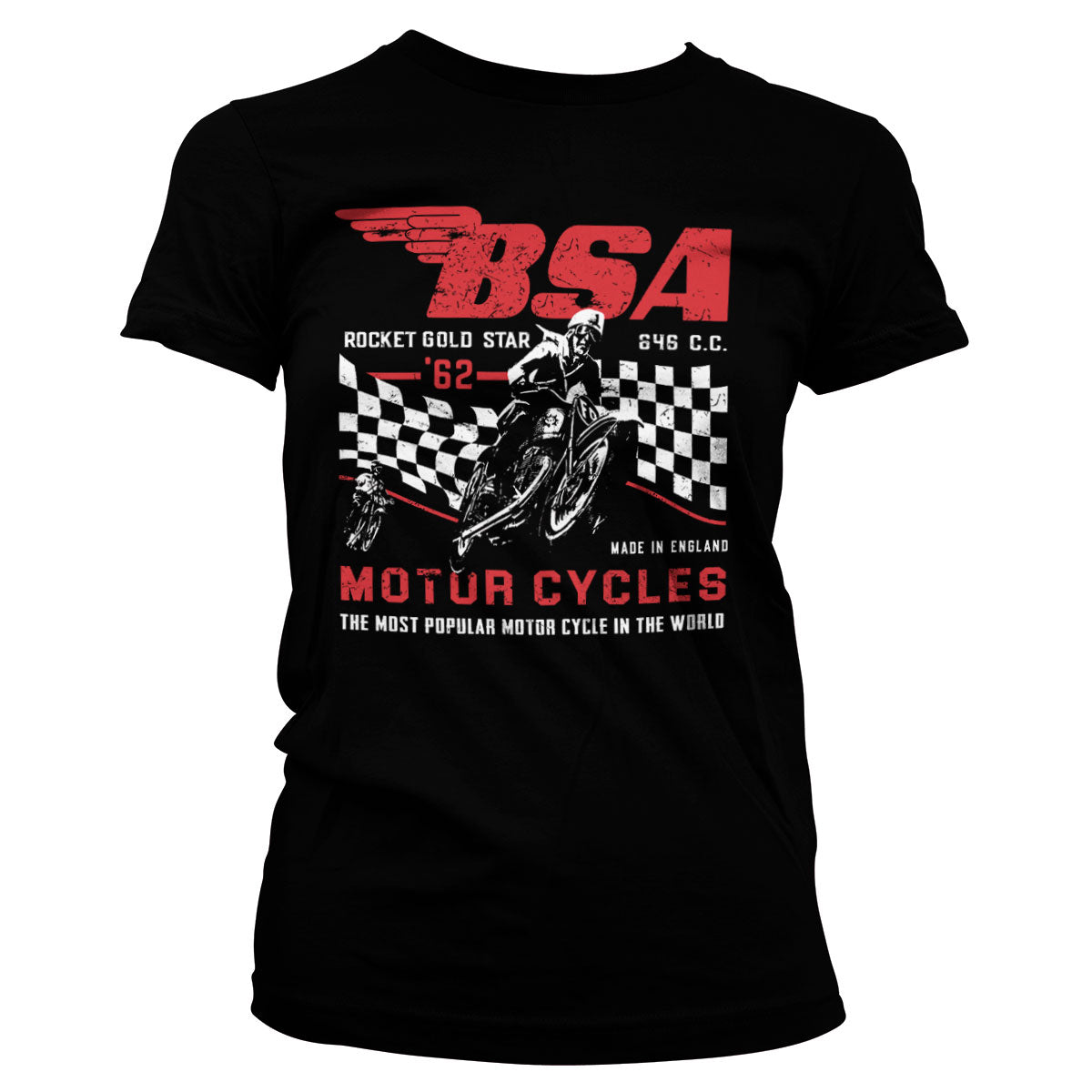 Billede af BSA, B.S.A.: Rocket Gold Star T-Shirt (Kvinder)