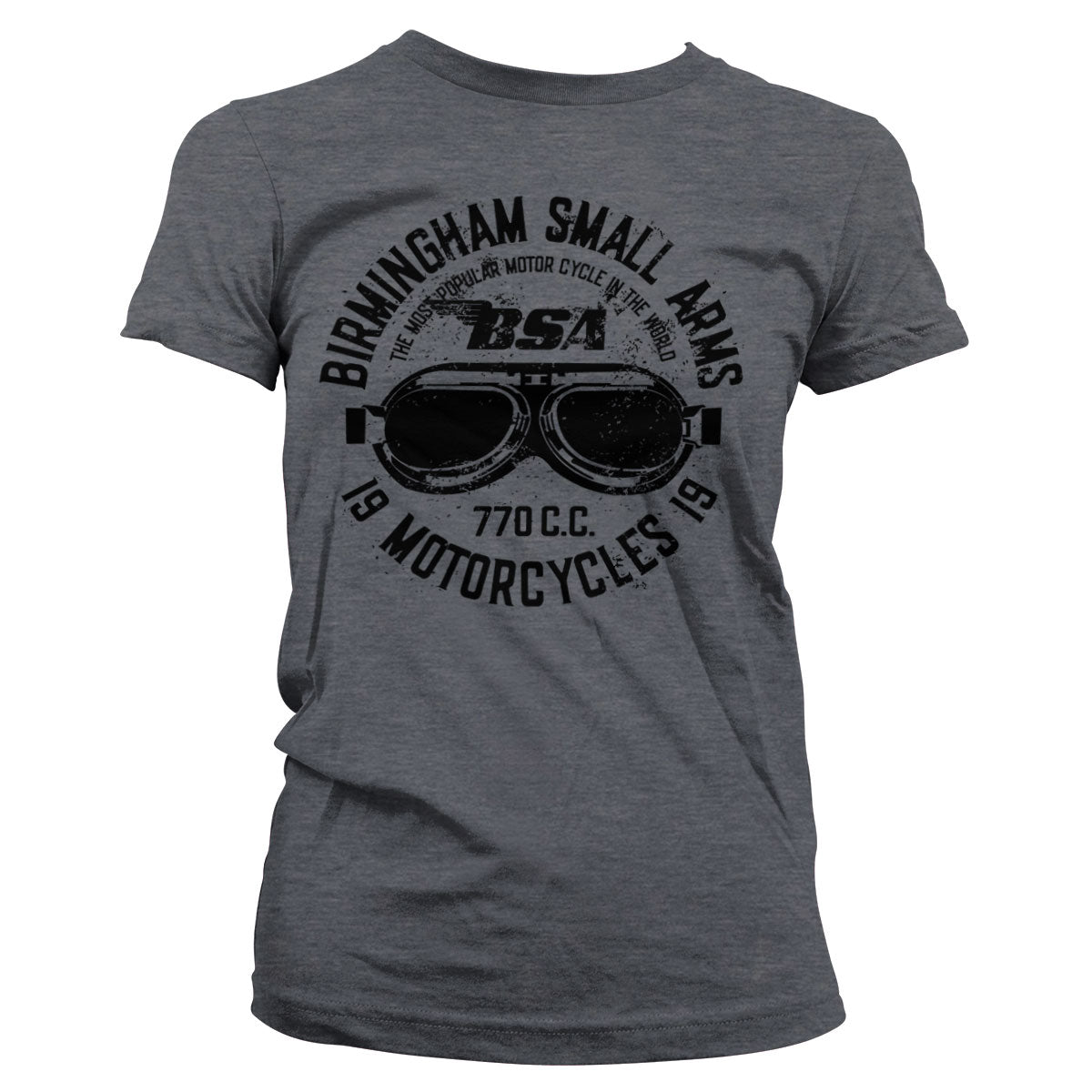 Billede af BSA, B.S.A.: Birmingham Small Arms Goggles T-Shirt (Kvinder)
