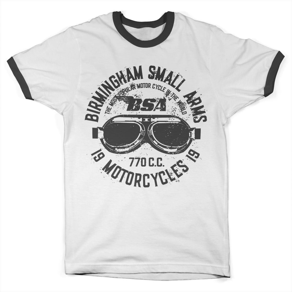 Billede af BSA, B.S.A.: Birmingham Small Arms Goggles Ringer T-Shirt