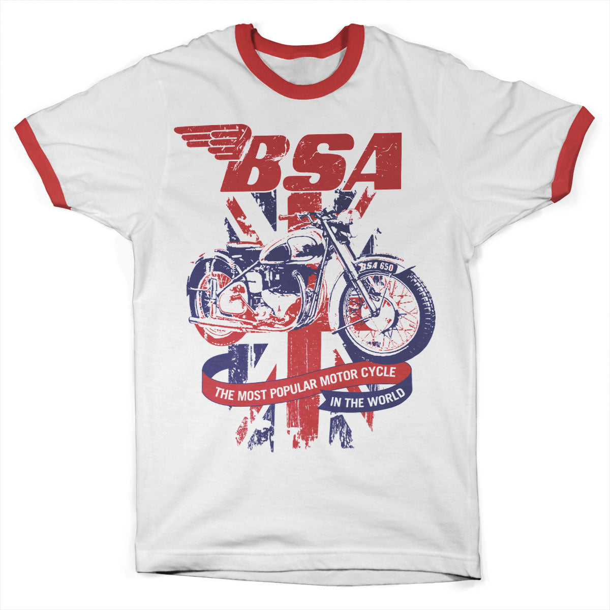 Billede af BSA, B.S.A.: Union Jack Ringer T-Shirt