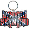 Billede af Lynyrd Skynyrd Flag Logo Nøglering