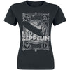 Billede af Led Zeppelin Vintage Print LZ1 T-shirt til kvinder