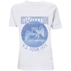 Led Zeppelin: Tour '75 Blue Wash T-Shirt