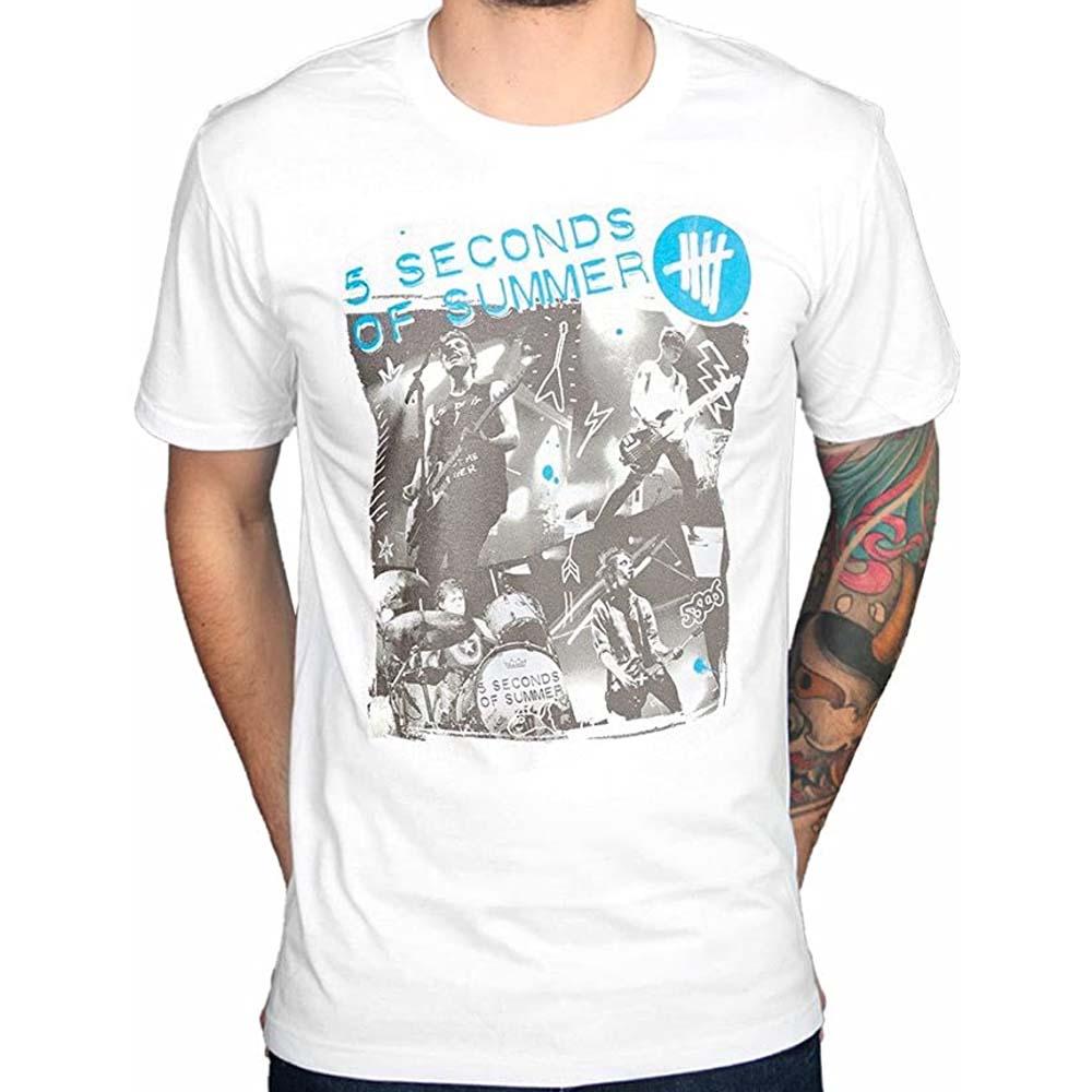 Billede af 5 Seconds of Summer Live Collage T-shirt