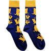 Madness: Crown & M Pattern Ankle Socks