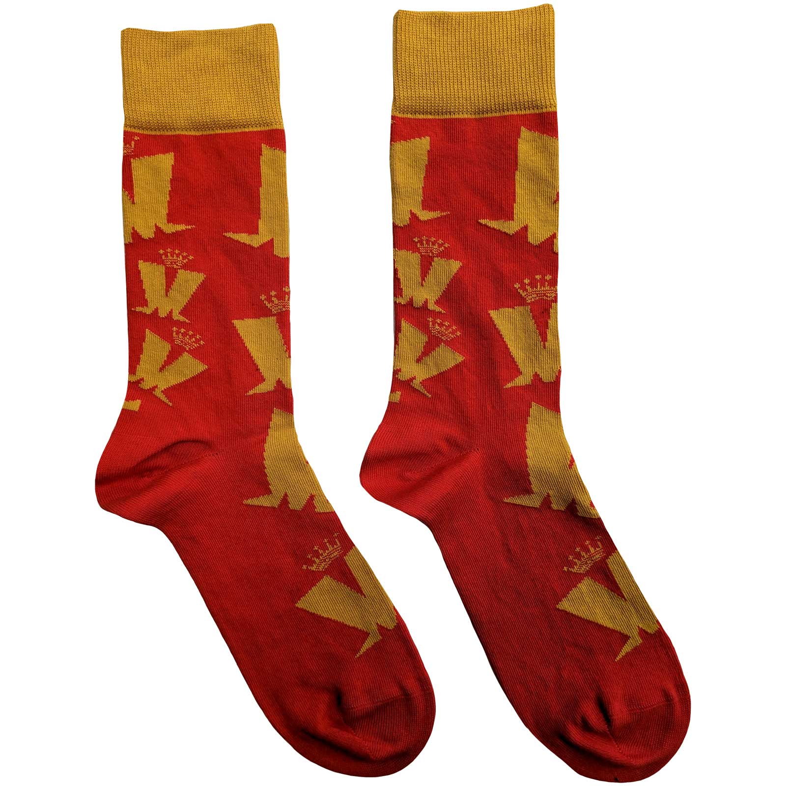Madness: Crown & M Pattern Ankle Socks