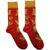 Madness: Crown & M Pattern Ankle Socks