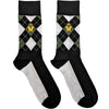 Madness: Crown & M Green Diamond Ankle Socks