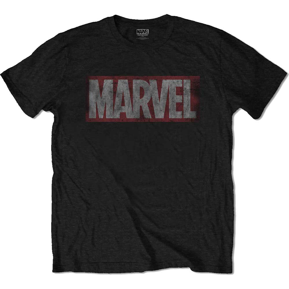 Marvel, Distressed Box Logo T-shirt