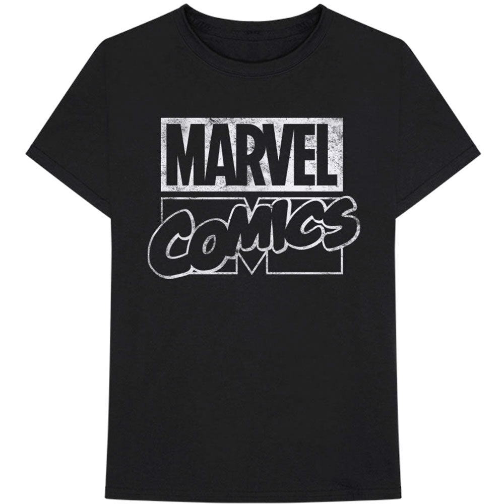 Billede af Marvel Comics Logo T-shirt sort