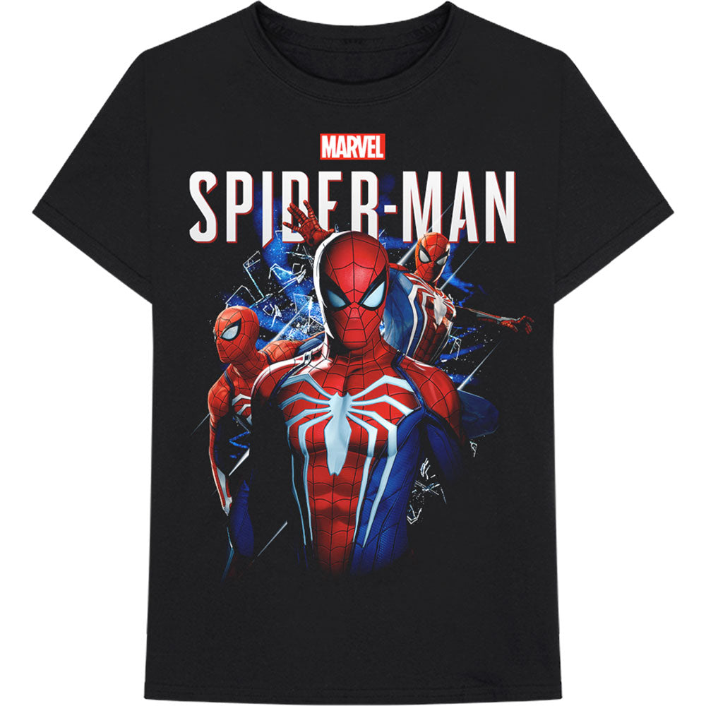 Billede af Marvel Comics Spider 4 Spiderman Montage T-shirt