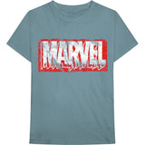 Marvel, Distressed Dripping Logo T-shirt