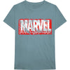Marvel, Distressed Dripping Logo T-shirt