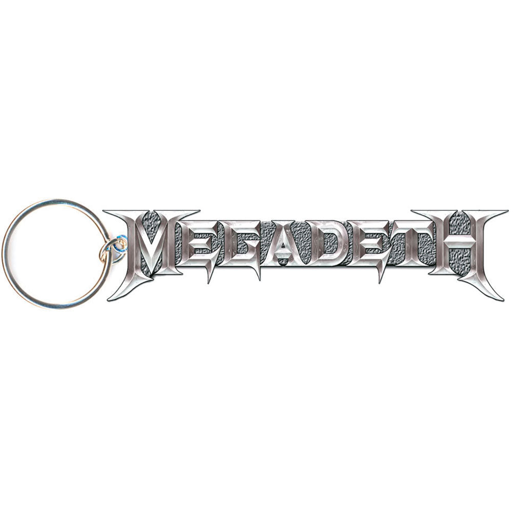 Billede af Megadeth Grey Logo Nøglering