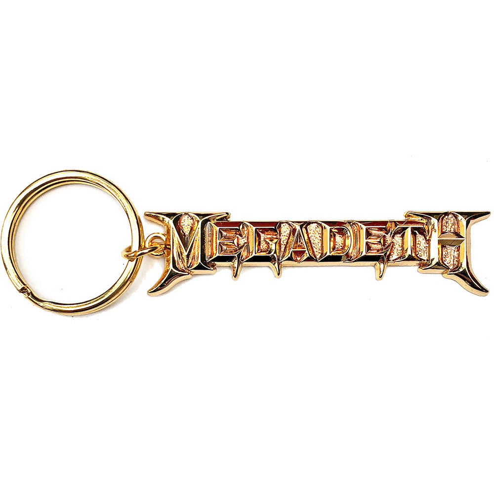 Billede af Megadeth Gold Logo Nøglering
