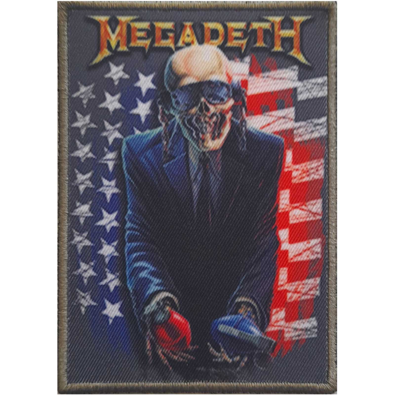 Megadeth: Grenade USA Standard Patch (Iron On)