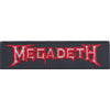 Megadeth: Logo Outline Standard Patch (Iron On)