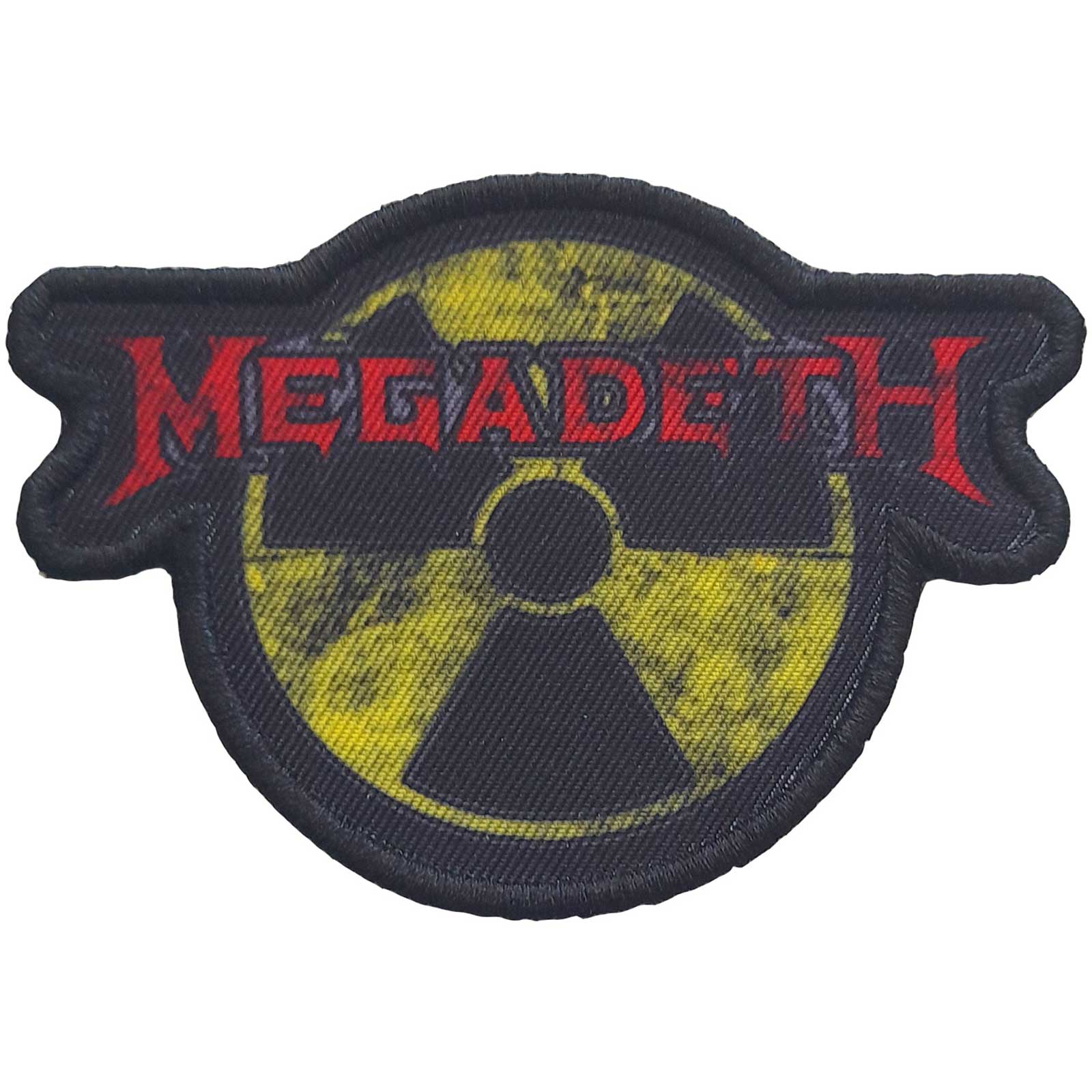 Megadeth: Hazard Logo Standard Patch (Iron On)