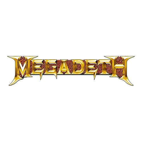 Billede af Megadeth Gold Logo Badge
