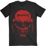 Megadeth, Vic Hi-Contrast Red T-shirt
