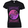Metallica: Yin Yang Purple T-Shirt (Kvinder)