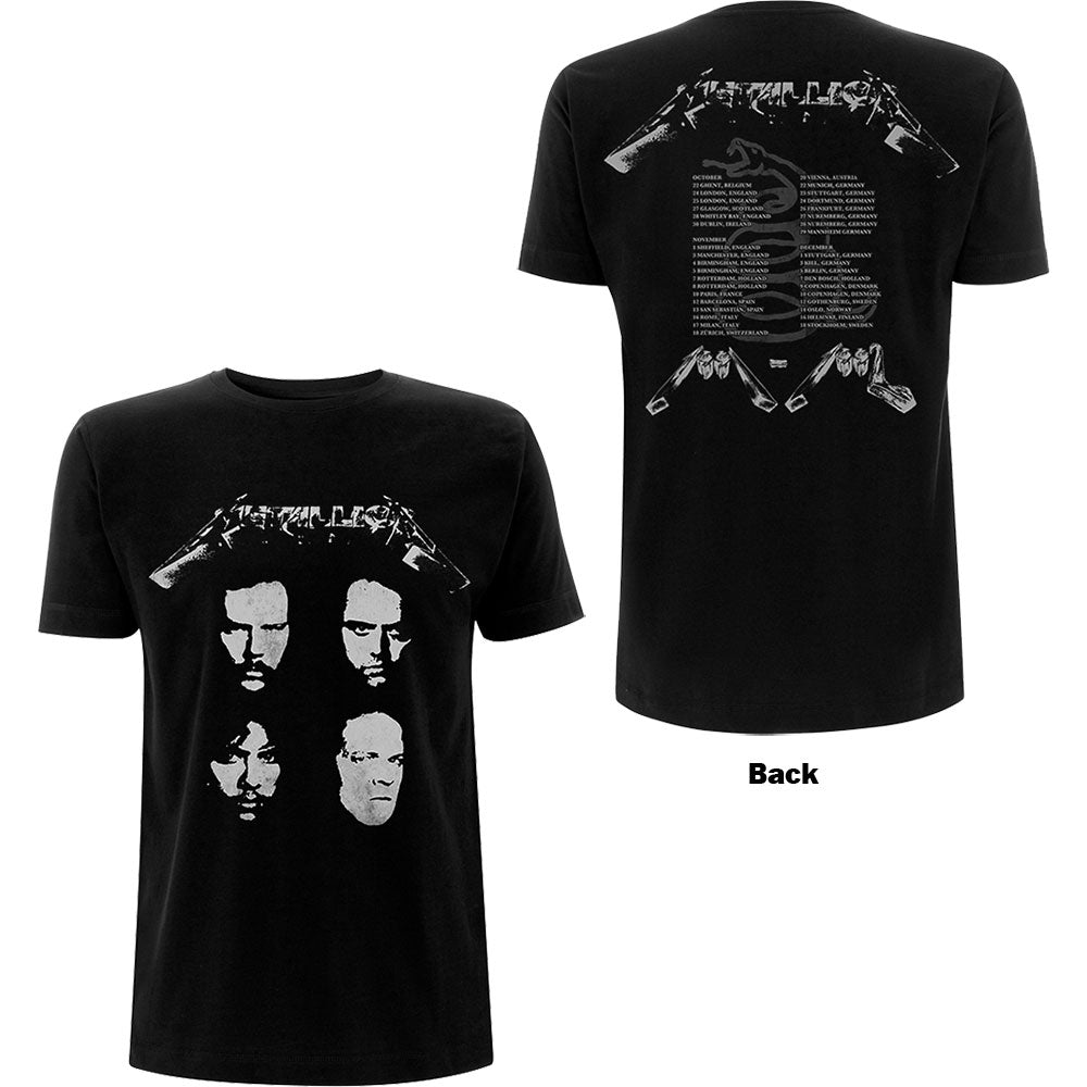 Metallica: 4 Faces T-Shirt