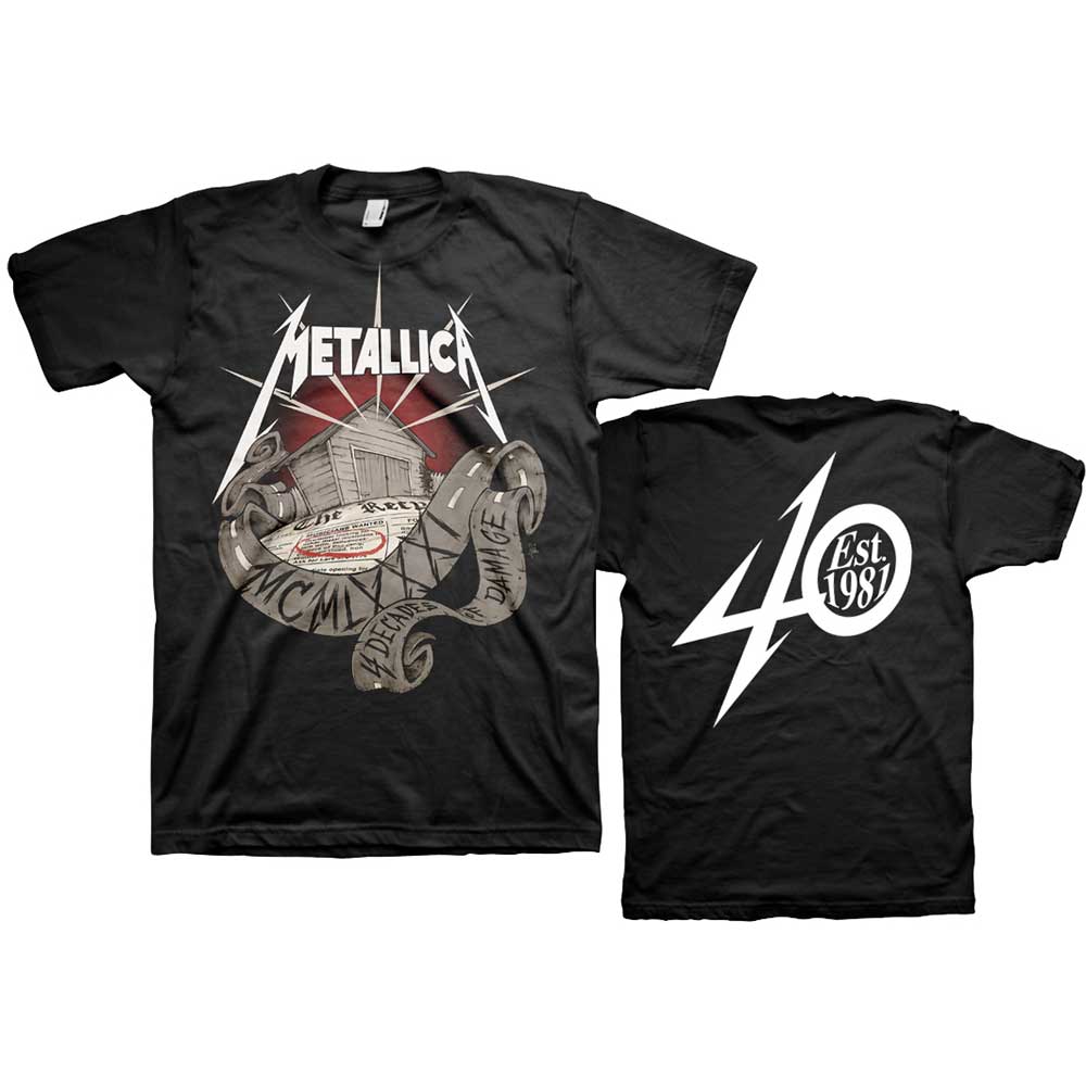 Metallica: 40th Anniversary Garage T-Shirt