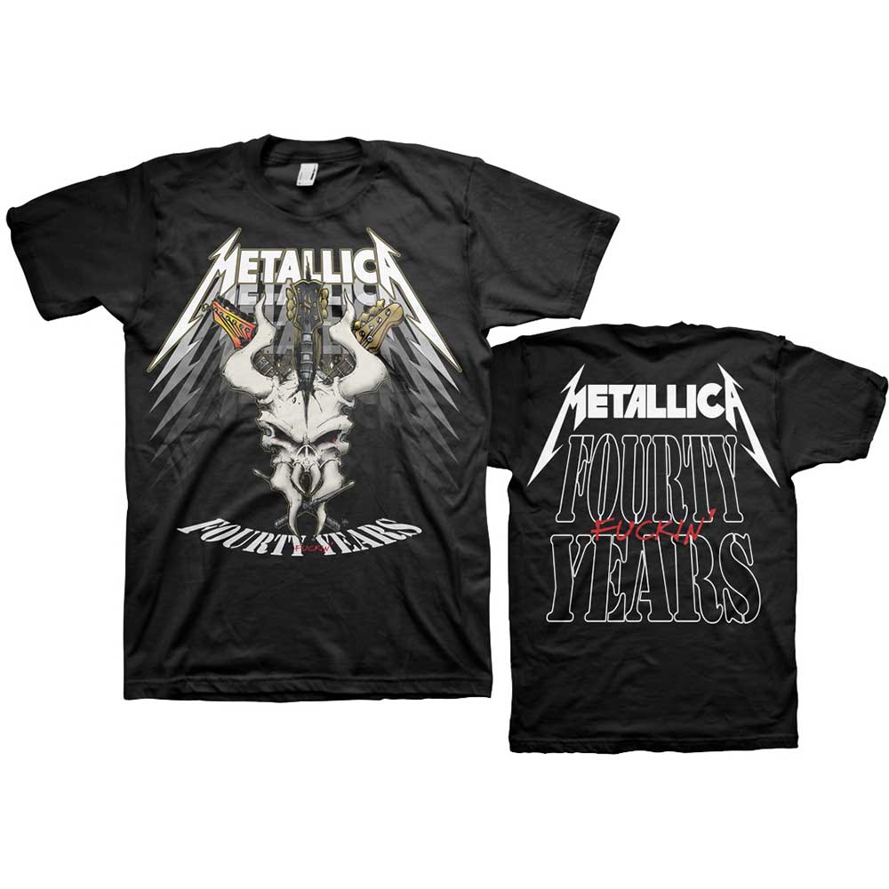 Metallica: 40th Anniversary Forty Years T-Shirt