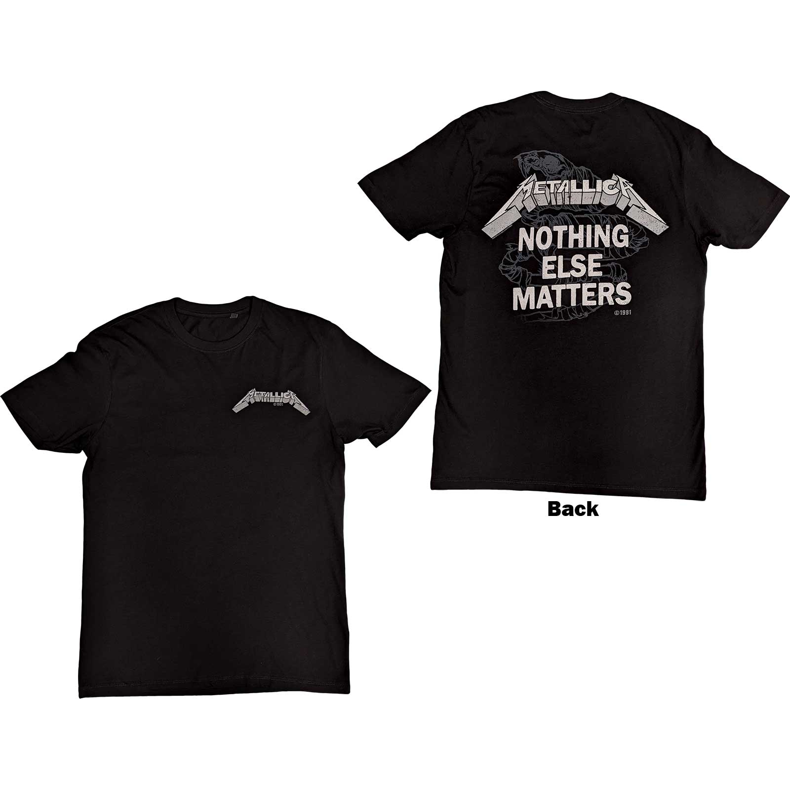 Metallica: Nothing Else Matters T-Shirt (Back Print)