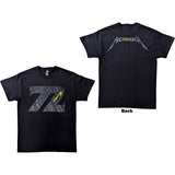 Metallica: 72 Seasons Charred Logo T-Shirt (Back Print)
