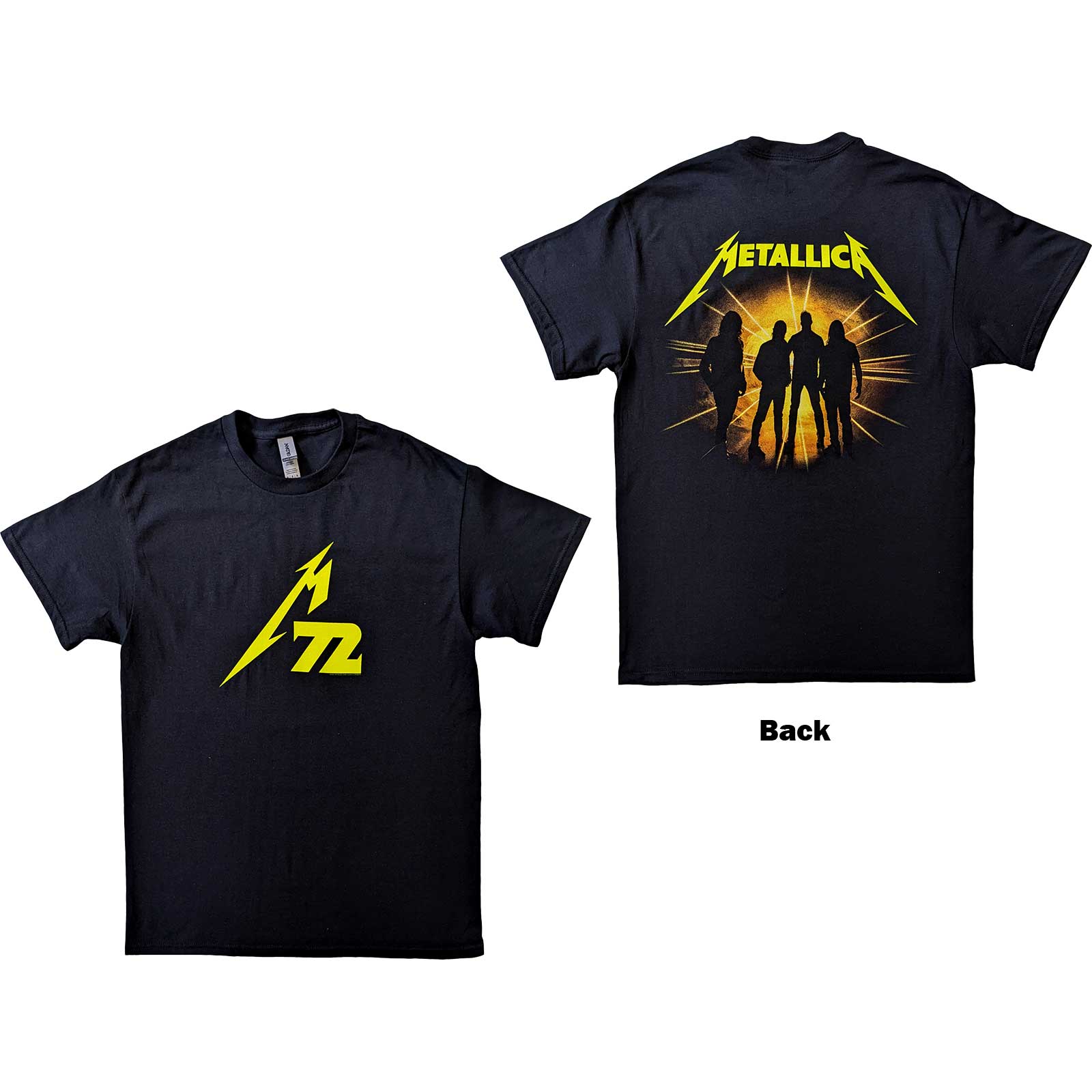 Metallica: 72 Seasons Strobes Photo T-Shirt (Back Print)