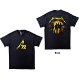 Metallica: 72 Seasons Strobes Photo T-Shirt (Back Print)