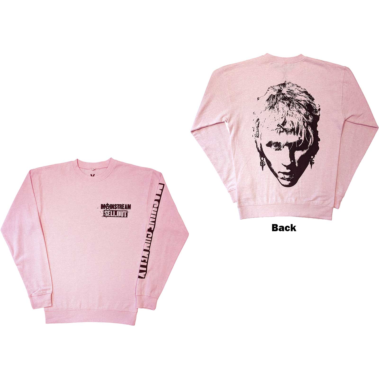 Machine Gun Kelly: Pink Face Sweatshirt (Back Print)