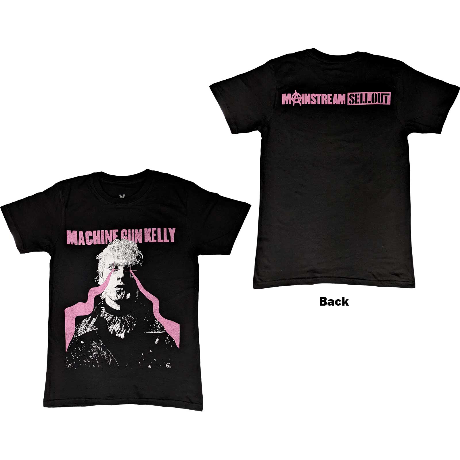Machine Gun Kelly: Laser Eye T-Shirt (Back Print)