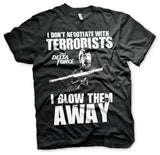 Billede af Delta Force, Delta Force: Chuck Norris - I Blow Terrorists Away T-Shirt